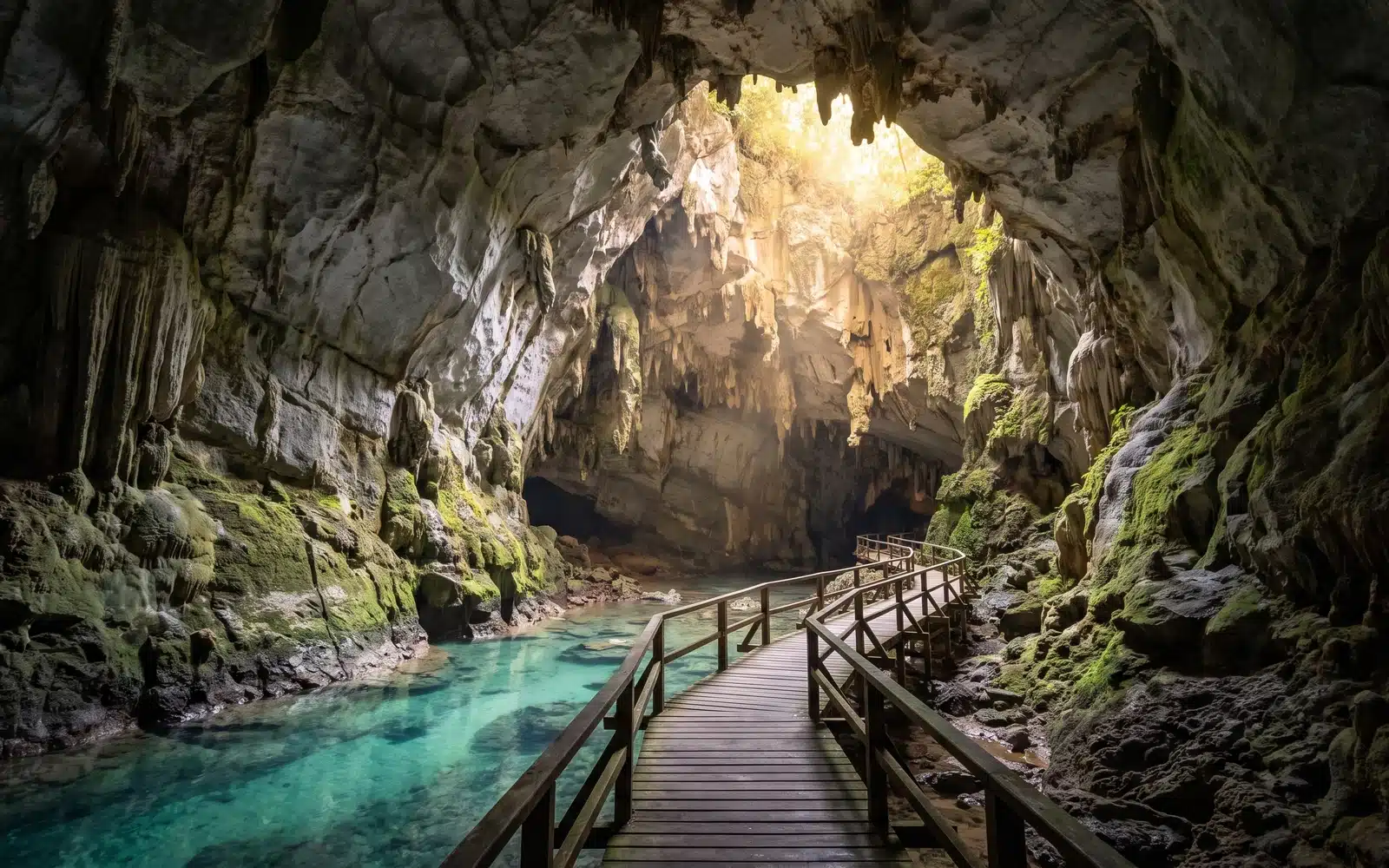 Clearwater Cave Mulu — Subterranean River Boardwalk and Limestone Formations | EcoTour Malaysia