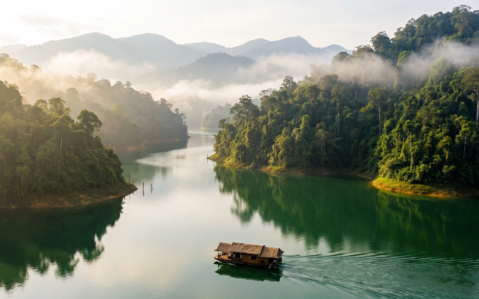 Royal Belum State Park Ecotourism — Ancient Rainforest Canopy and Lake Temenggor Eco Houseboat | EcoTour Malaysia